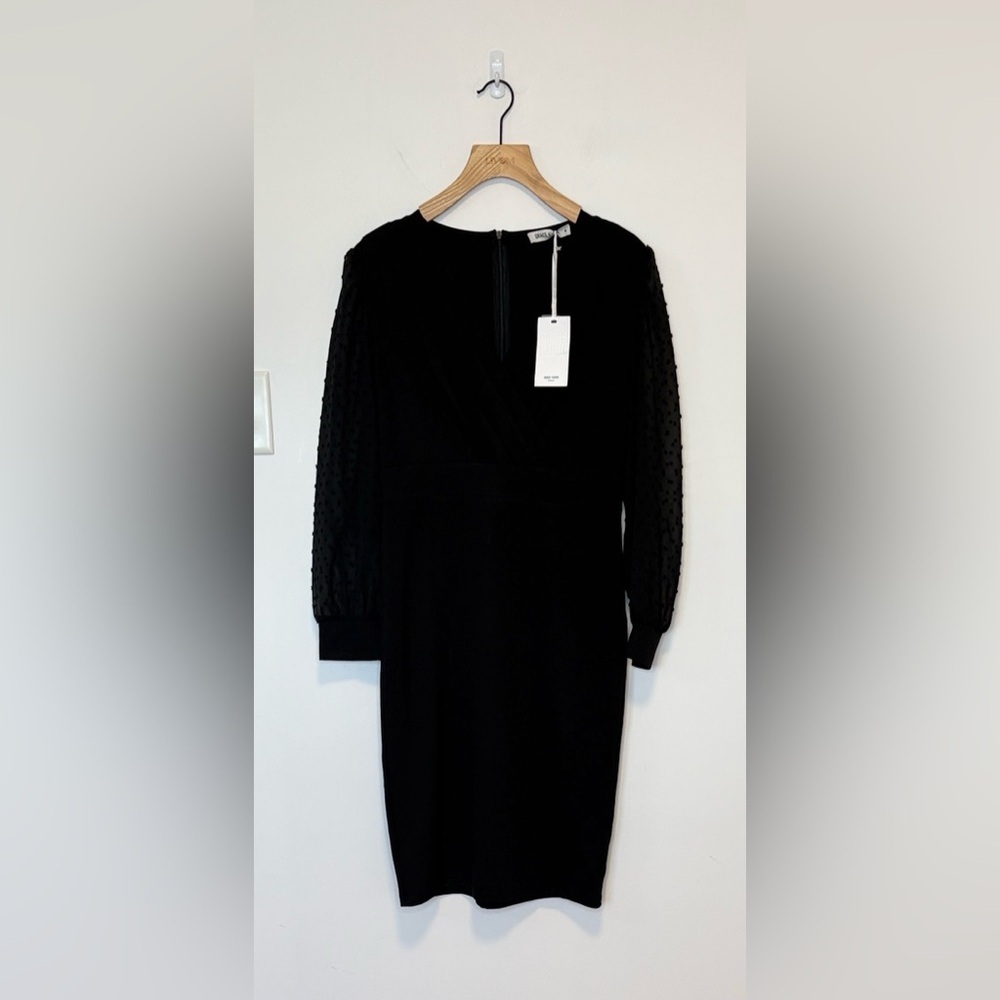 GRACE KARIN Pencil Dress, Long Sleeve Wrap V Neck Bodycon NWT , sz : medium - Picture 5 of 14